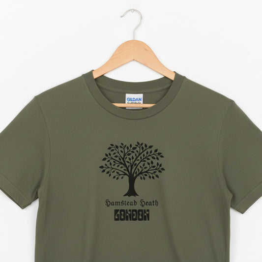 Hampstead Heath T-Shirt - London Souvenir, Tree, Various Colours