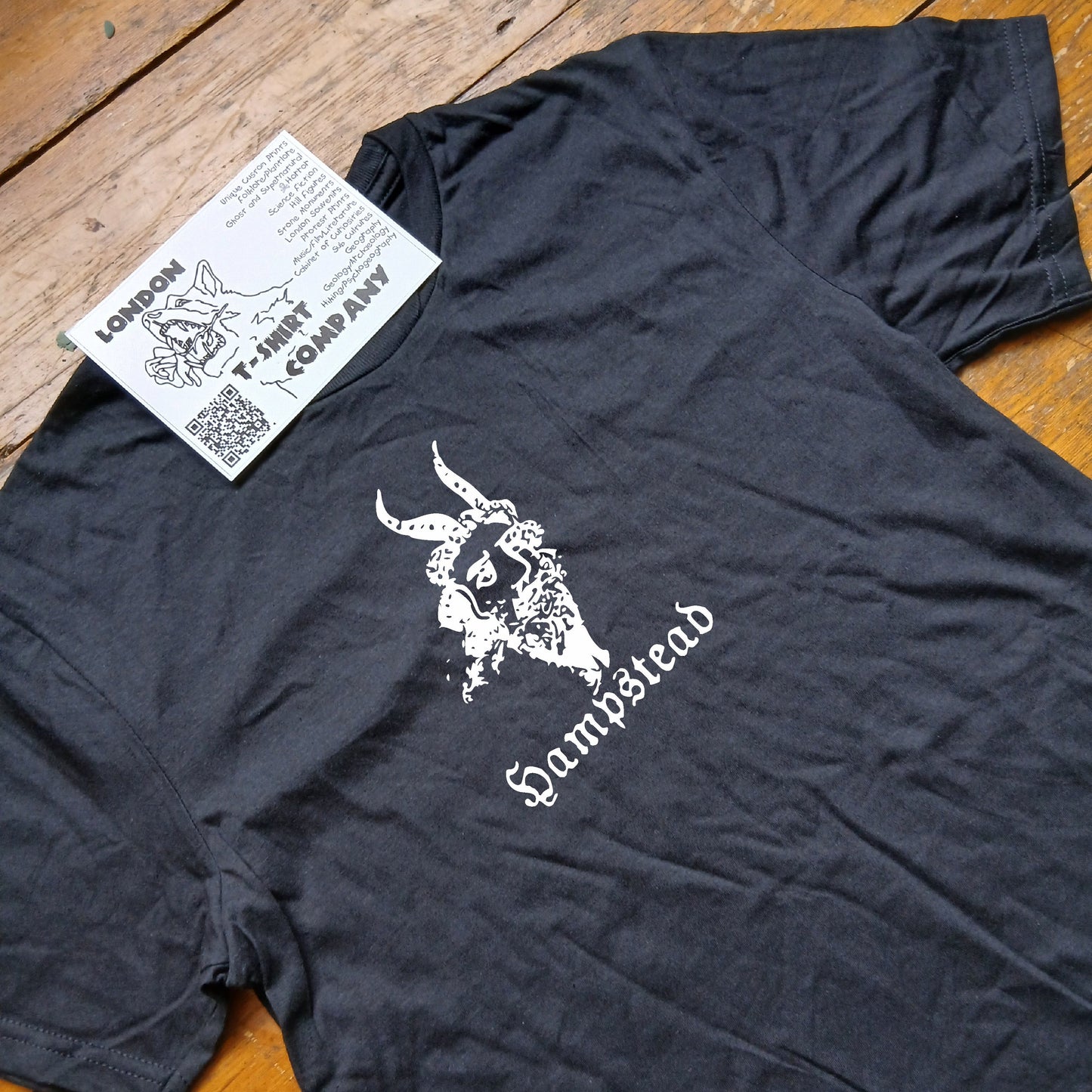 Hampstead, Pan T-Shirt: Design Inspired By The D.H. Lawrence Ghost Story 'The Last Laugh', Various Colours