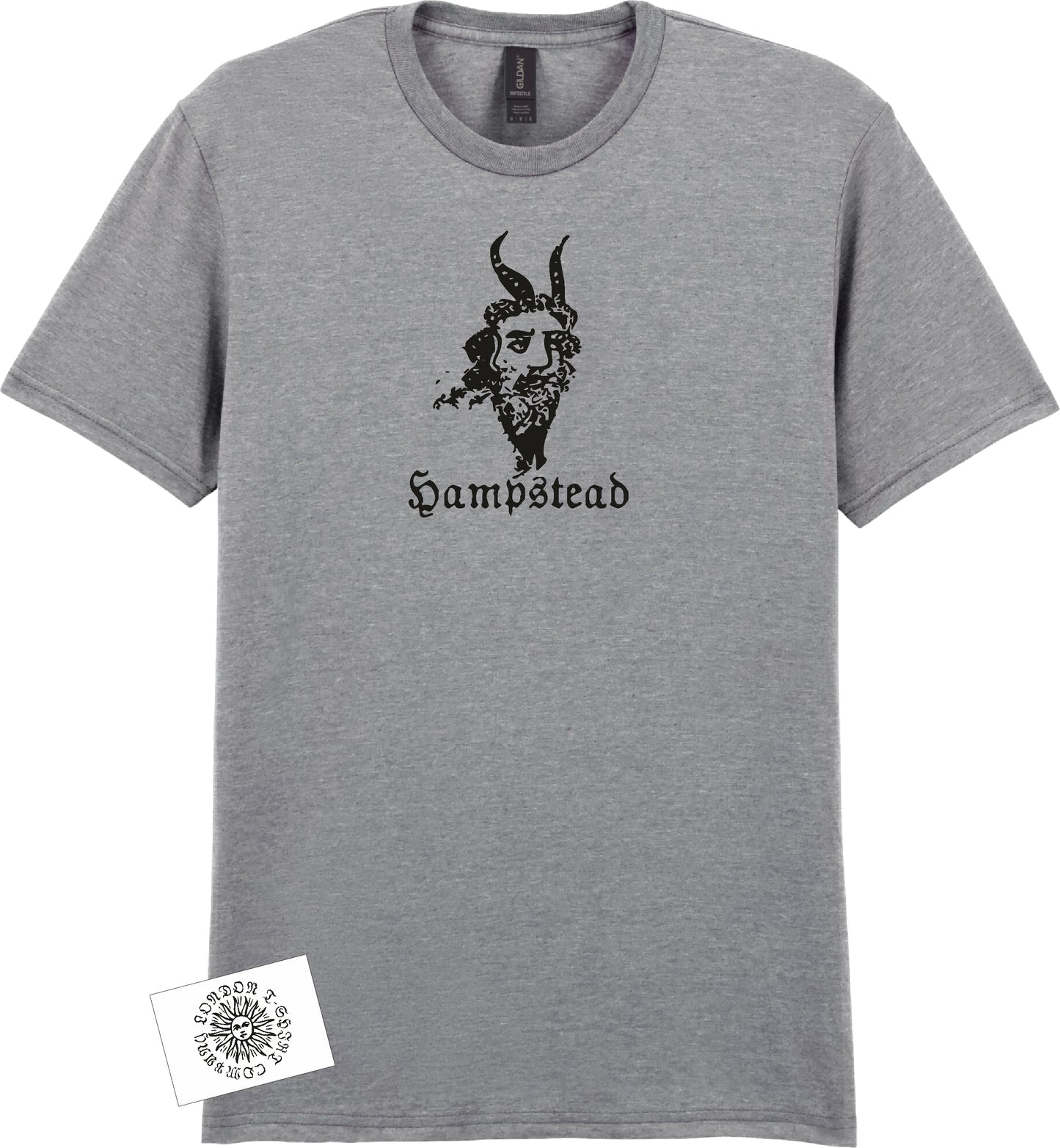 Hampstead, Pan T-Shirt: Design Inspired By The D.H. Lawrence Ghost Story 'The Last Laugh', Various Colours