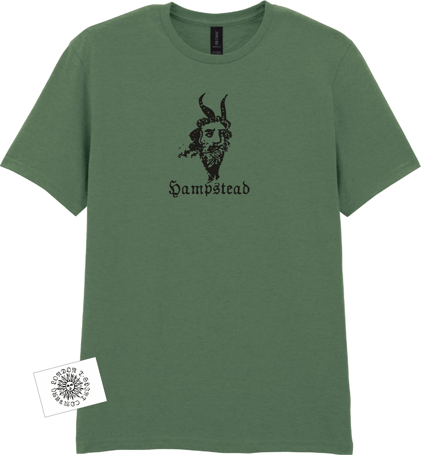 Hampstead, Pan T-Shirt: Design Inspired By The D.H. Lawrence Ghost Story 'The Last Laugh', Various Colours