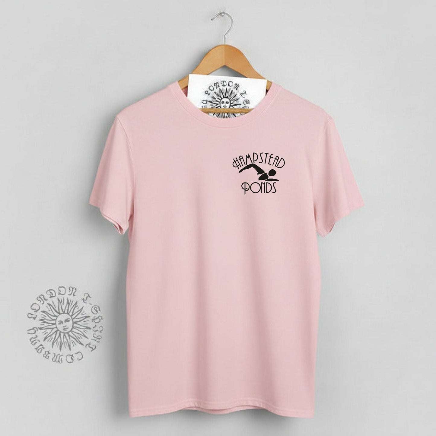 Hampstead Ponds T-Shirt - London Souvenir, Swimming, Various Colours