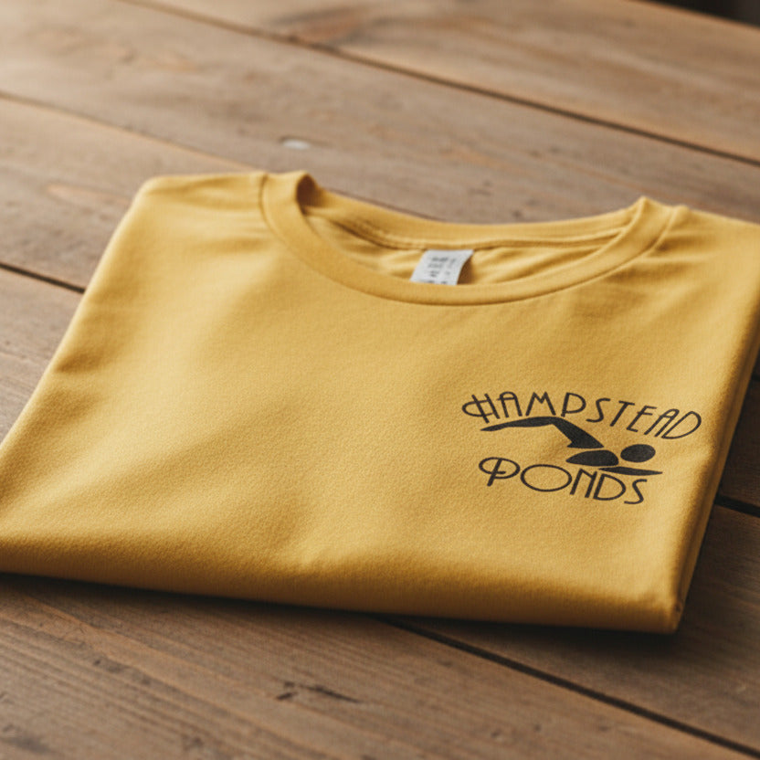 Hampstead Ponds T-Shirt - London Souvenir, Swimming, Various Colours