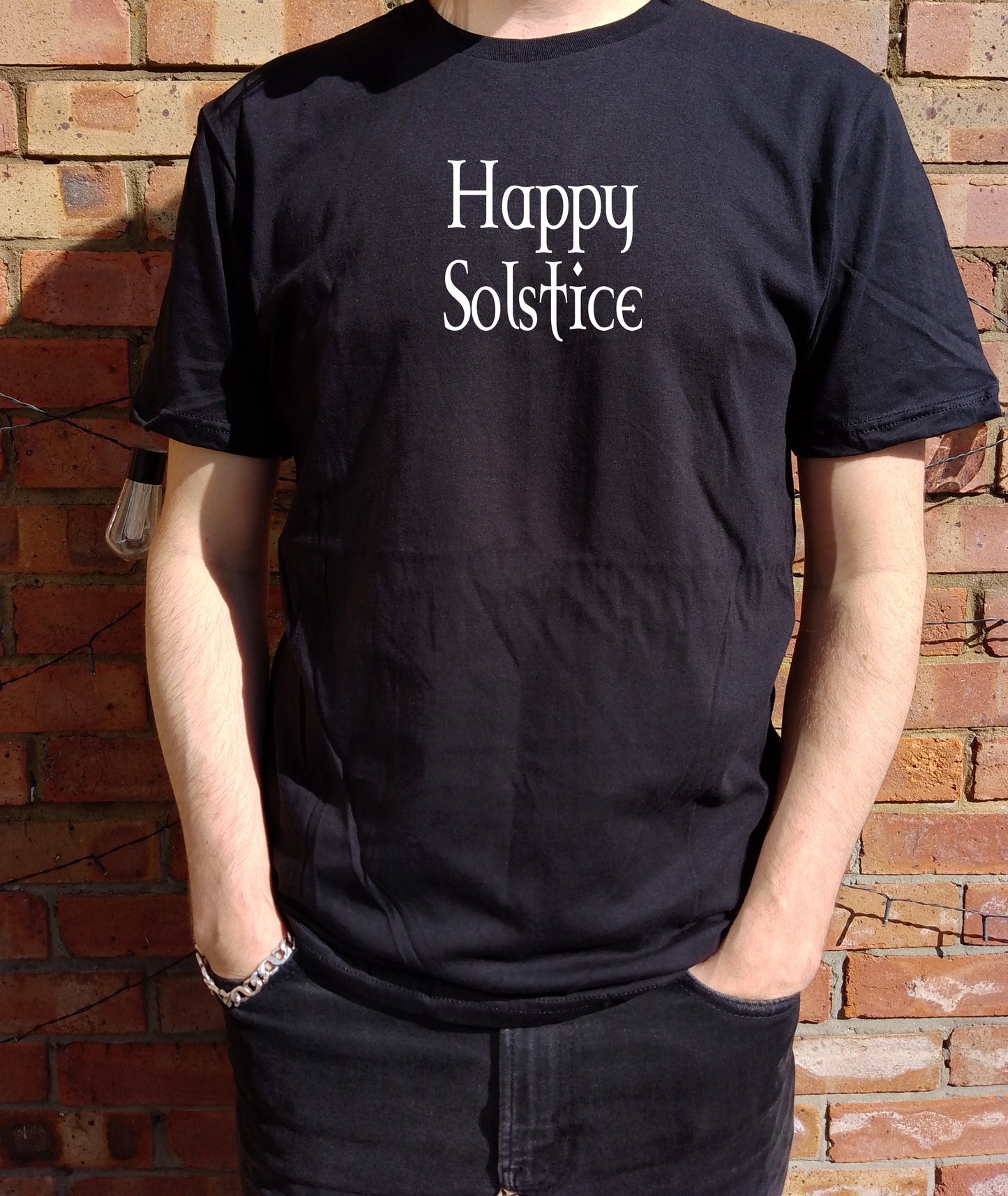 Happy Solstice T-Shirt - Alternative Christmas, Winter Festive Gift, Various Colours