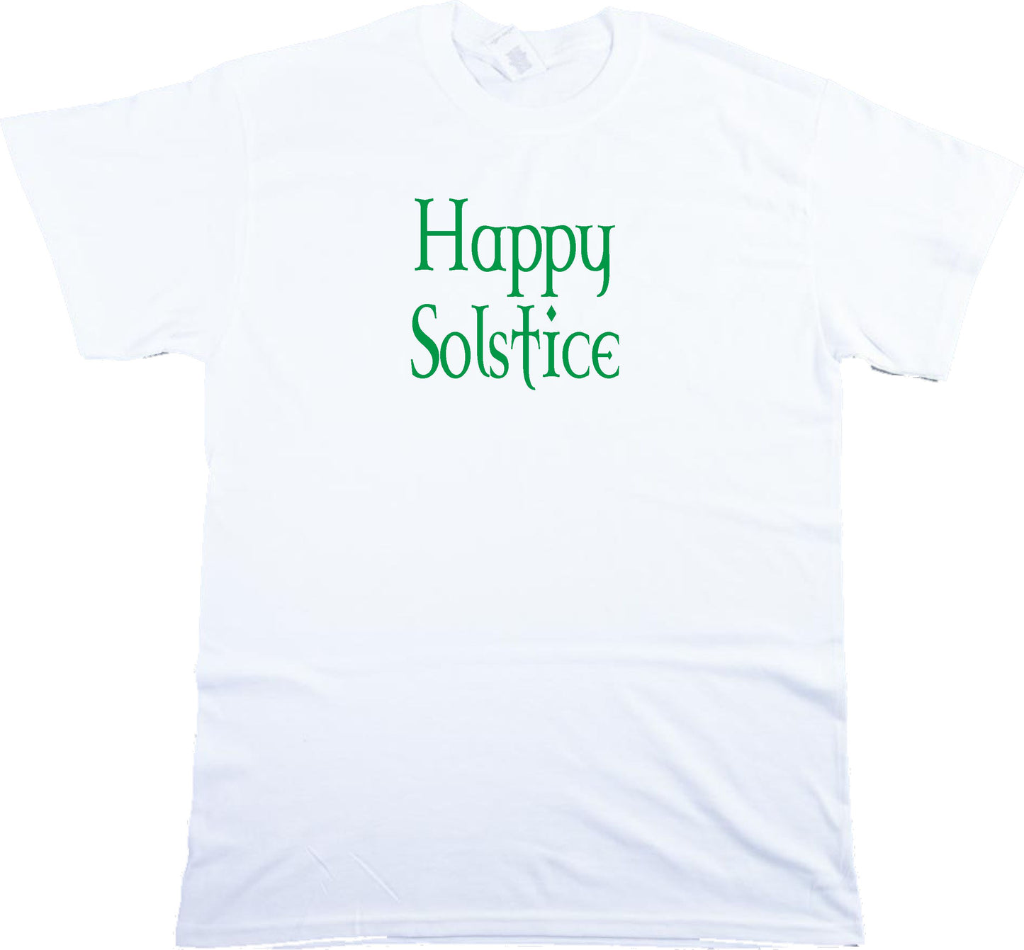 Happy Solstice T-Shirt - Alternative Christmas, Winter Festive Gift, Various Colours