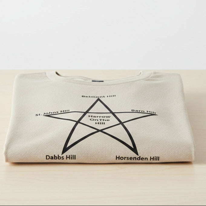 Pentagram Ley Lines T-Shirt: Harrow, NW London, Various Colours