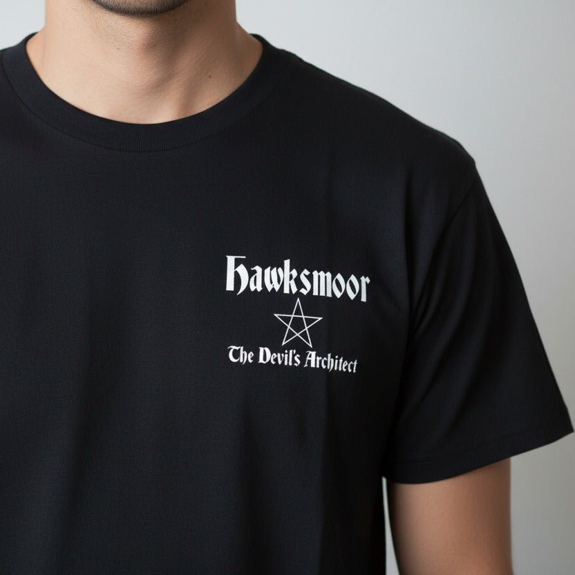 Hawksmoor T-Shirt:  Organic Cotton, Architect, Occult, Various Colours