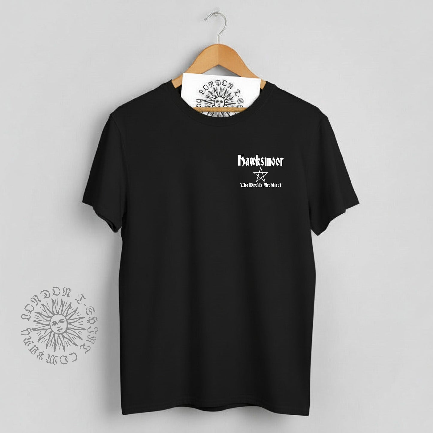 Hawksmoor T-Shirt:  Organic Cotton, Architect, Occult, Various Colours