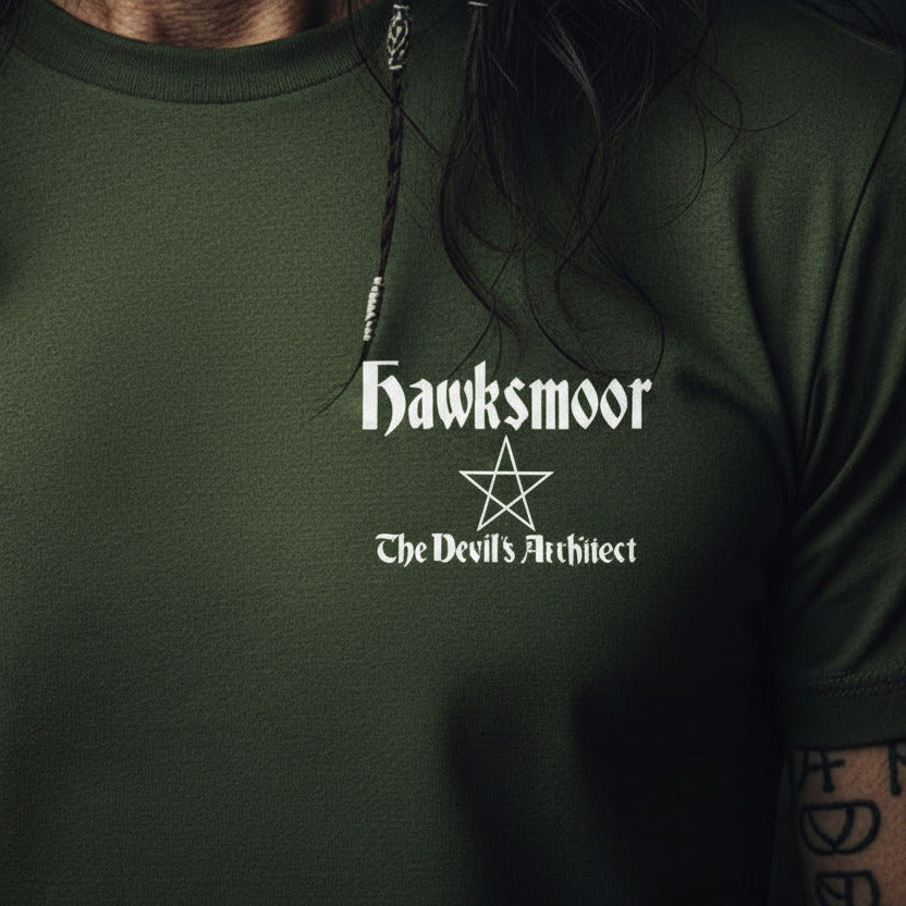 Hawksmoor T-Shirt:  Organic Cotton, Architect, Occult, Various Colours