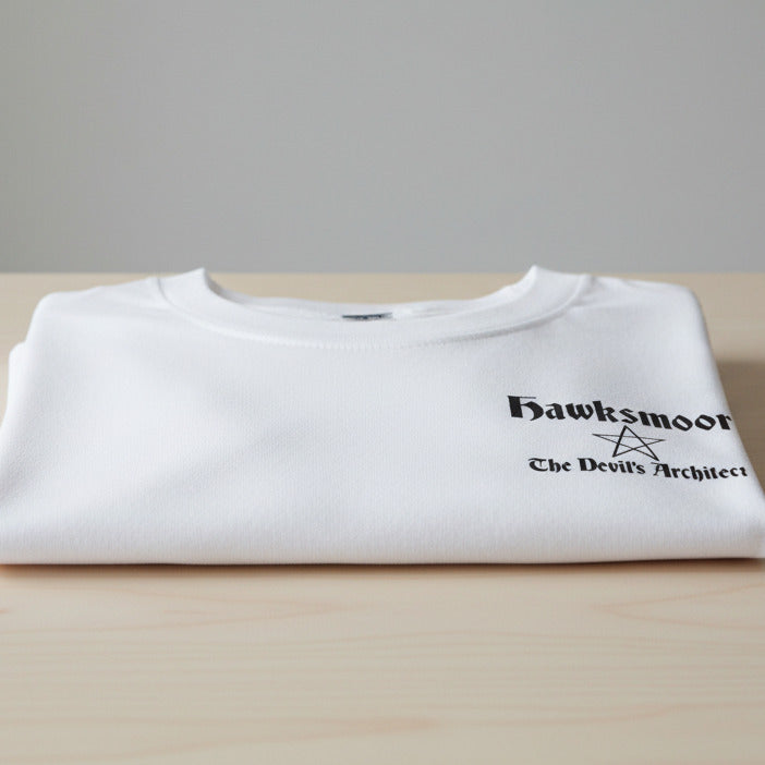 Hawksmoor T-Shirt:  Organic Cotton, Architect, Occult, Various Colours