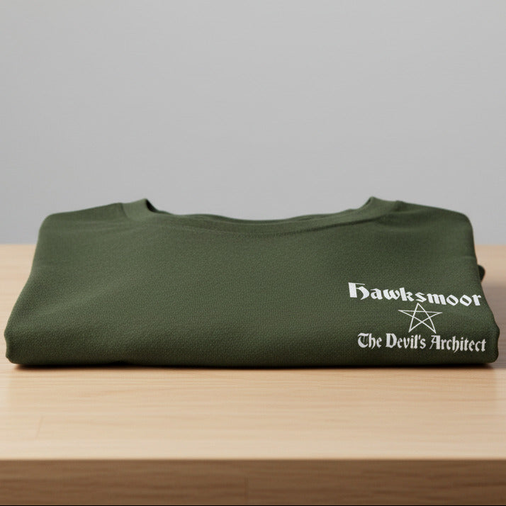 Hawksmoor T-Shirt:  Organic Cotton, Architect, Occult, Various Colours