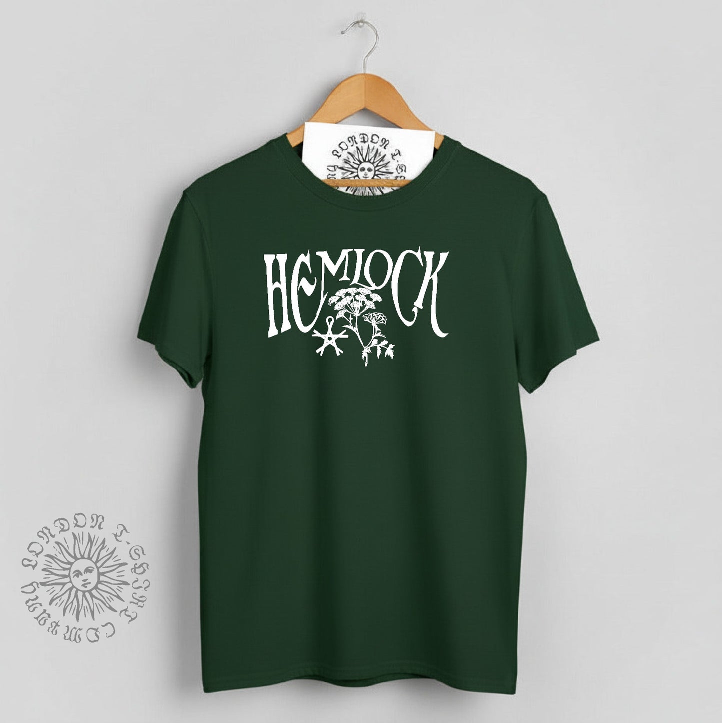 Hemlock T-Shirt - Plant Lore, Witchcraft, Gothic Botany, Various Colours