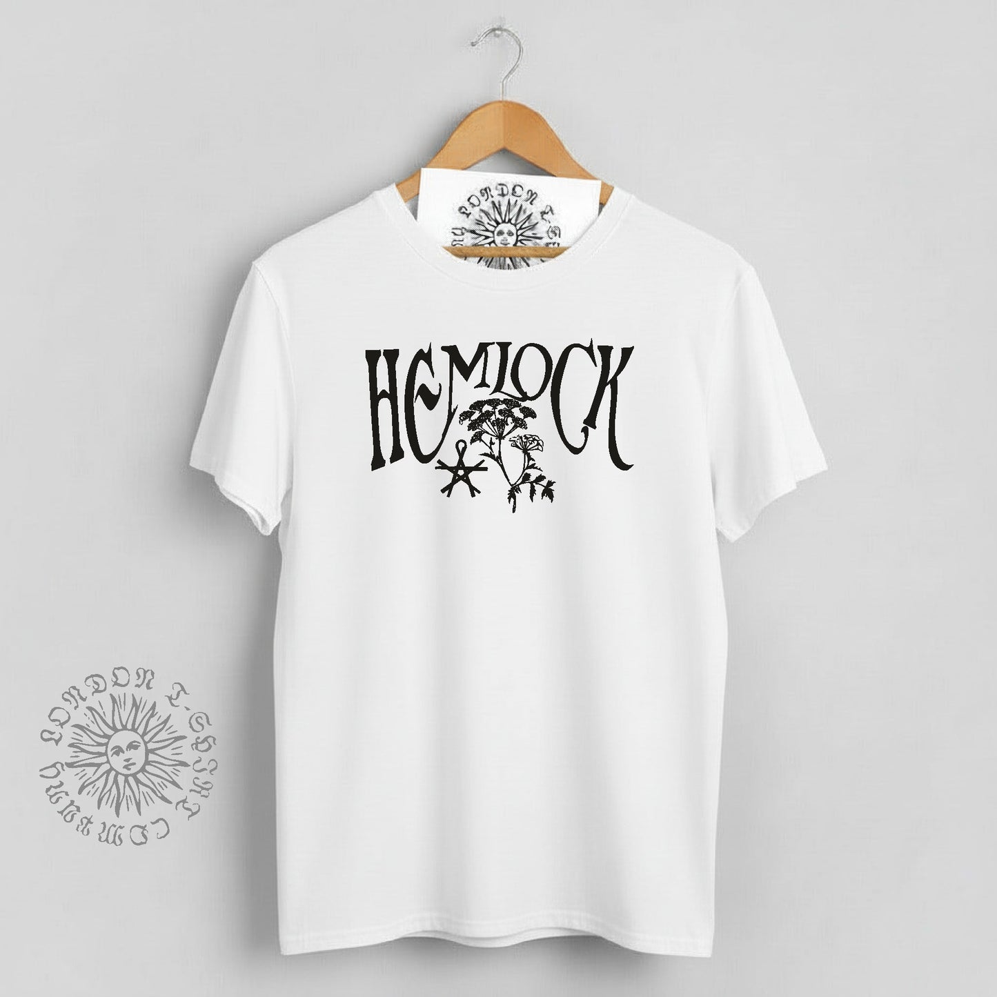 Hemlock T-Shirt - Plant Lore, Witchcraft, Gothic Botany, Various Colours