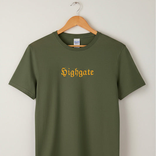 Highgate T-Shirt - Gothic London Souvenir, Horror, Supernatural, Various Colours