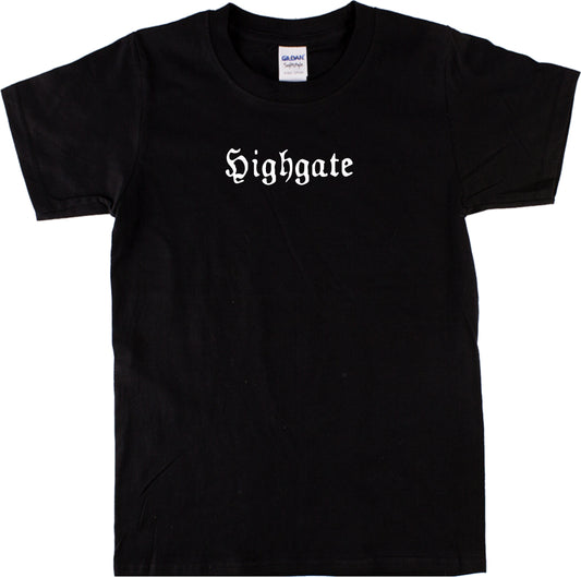 Highgate T-Shirt - Gothic London Souvenir, Horror, Supernatural, Various Colours