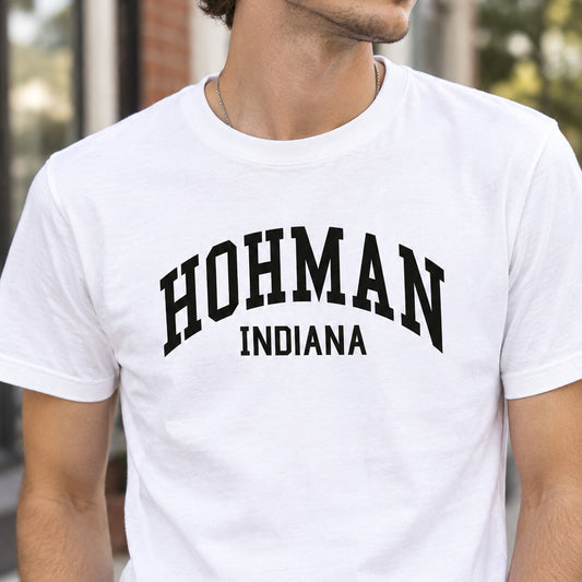 Hohman, Indiana T-Shirt - 'A Christmas Story' Town, Festive Gift, Various Colours