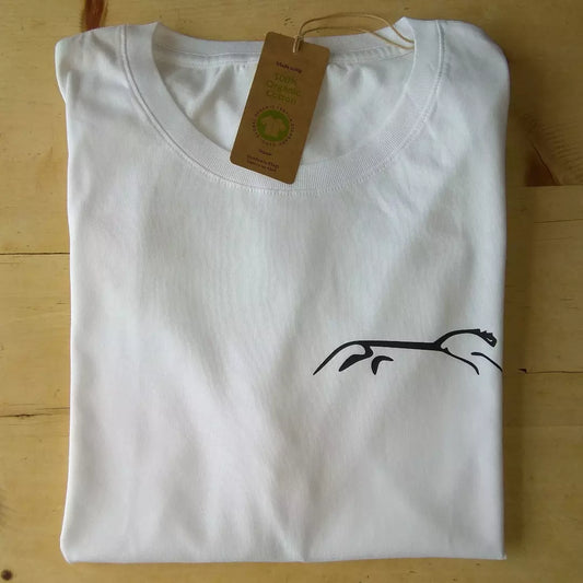 Uffington Horse T-Shirt - Folklore, Hill Figure, S-XXL, Organic Cotton