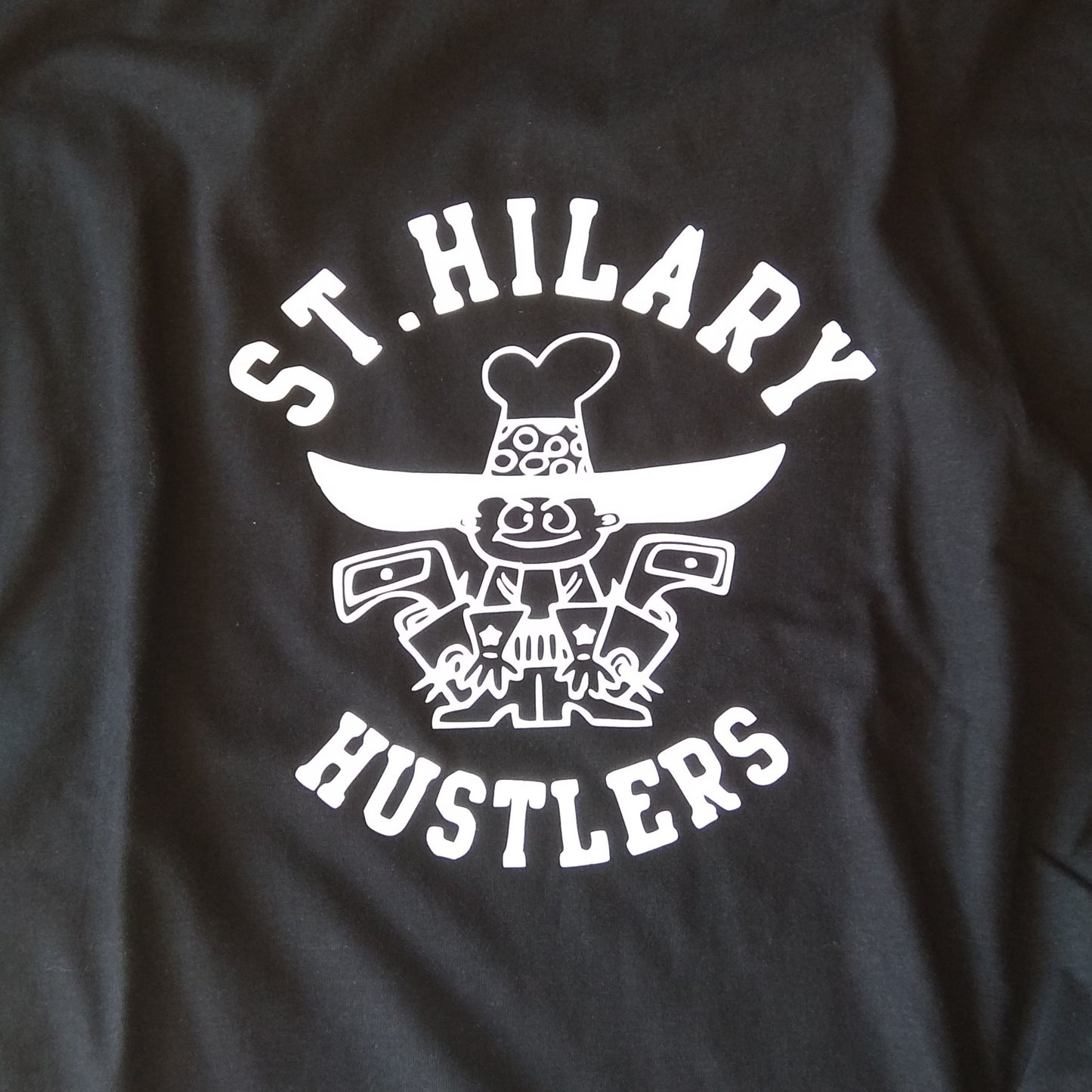 St Hilary Hustlers T-Shirt - Retro College Style, As Worn By Dee Dee Ramone, Punk Rock