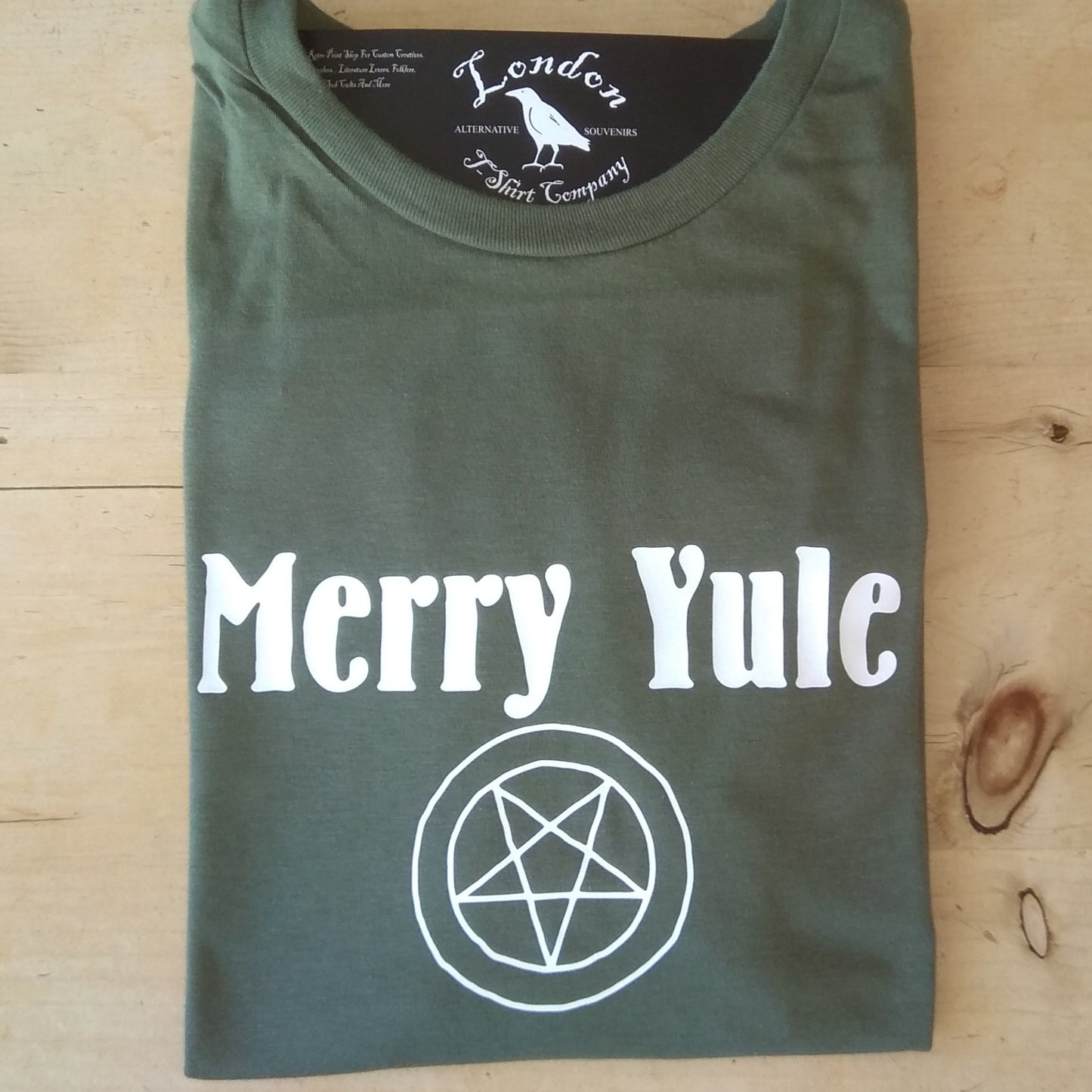 Merry Yule T-Shirt - Folk Christmas, Festive Gift, Various Colours