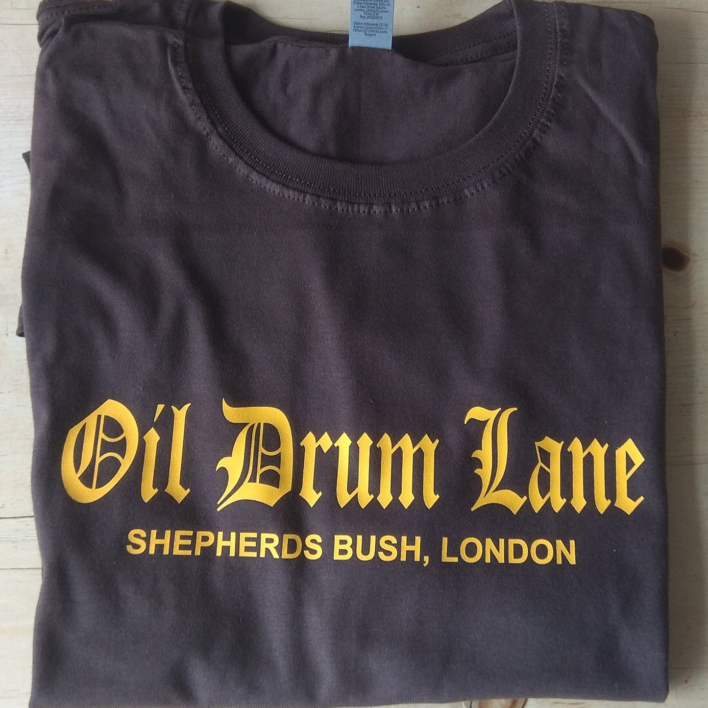 Oil Drum Lane T-Shirt - Shepherds Bush, Steptoe, London Souvenir, Various Colours