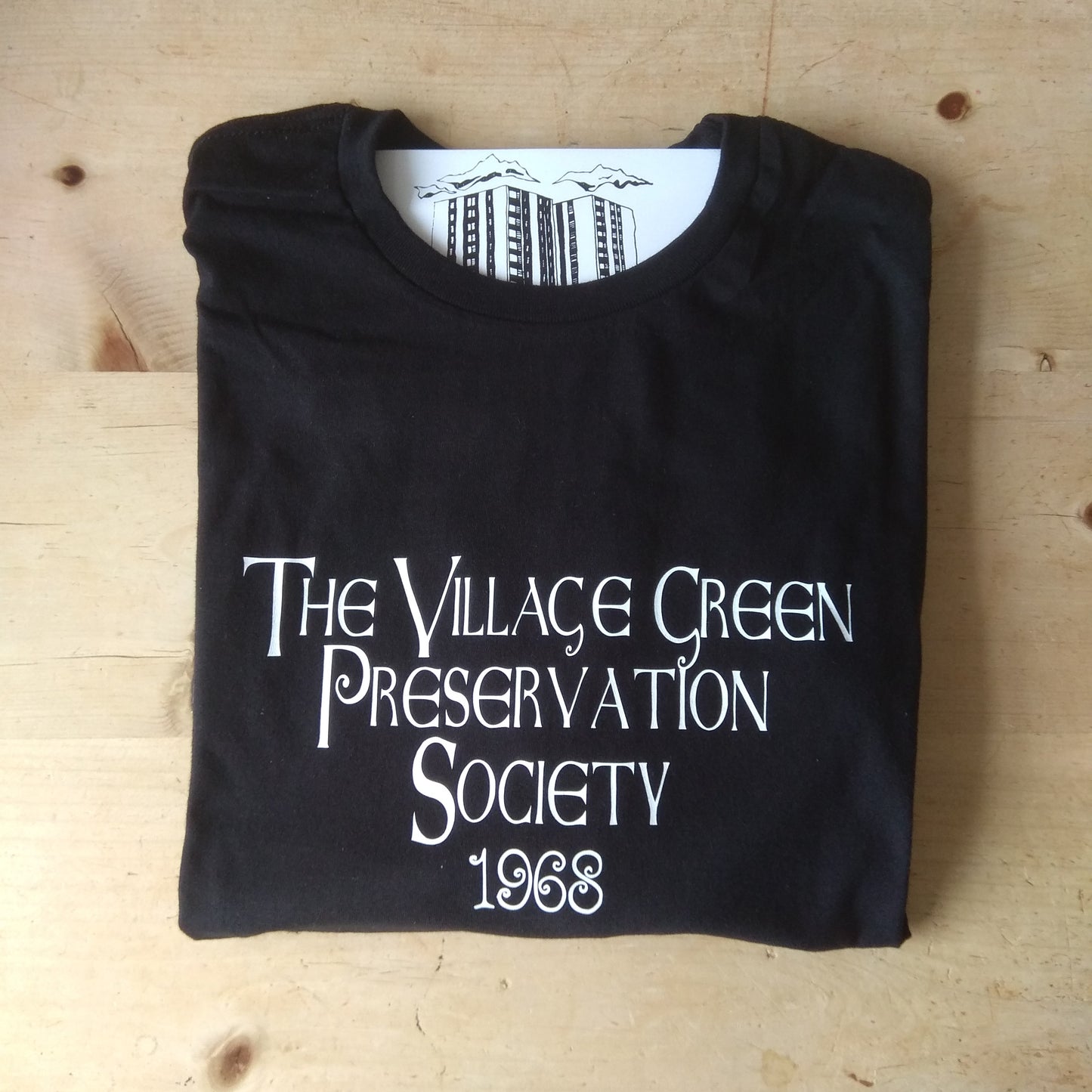 The Village Green Preservation Society T-Shirt - 60s, Rock, Various Colours