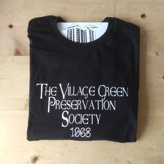The Village Green Preservation Society T-Shirt - 60s, Rock, Various Colours