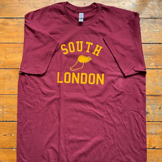 South London Retro Track T-Shirt - Running, College, Souvenir, Various Colours