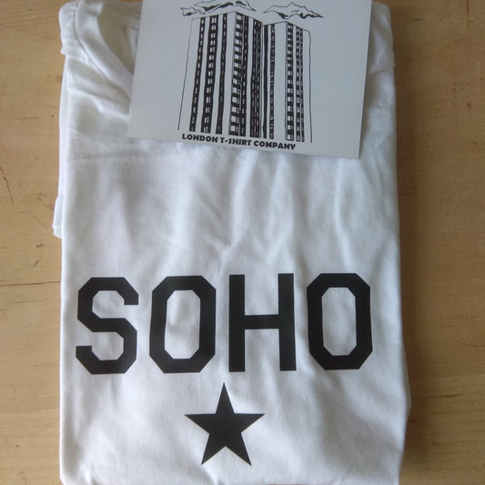 Soho, London Souvenir T-Shirt - Retro, Star, Bohemian, S-XXL, Various Colours