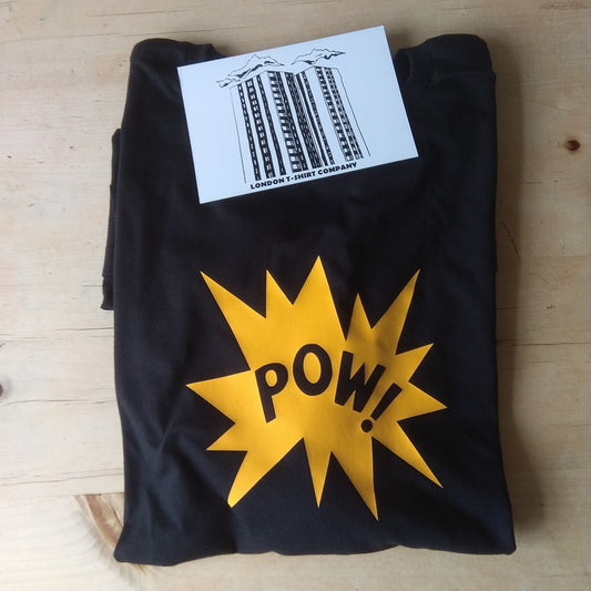 Pow! T-Shirt - Retro 60's, 70's, Pop Art Style, Various Colours