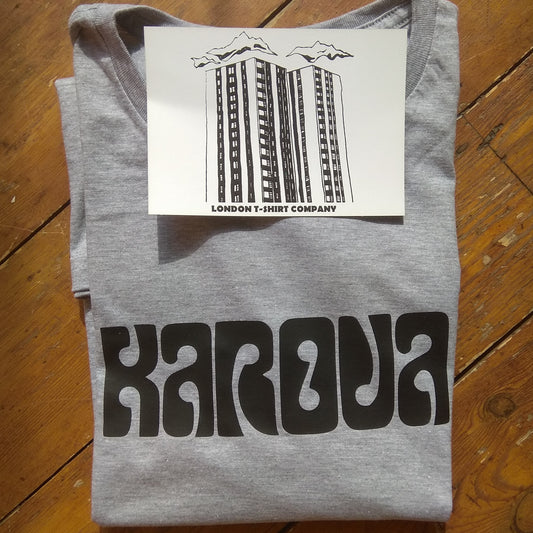 Personalised Custom Printed T-Shirt - Retro Psychedelic Font, 60s, 70s, Various Colours