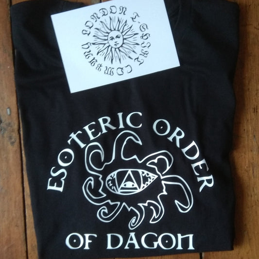 Esoteric Order of Dagon T-Shirt - HP Lovecraft Inspired, Horror, Literature, S-XXL
