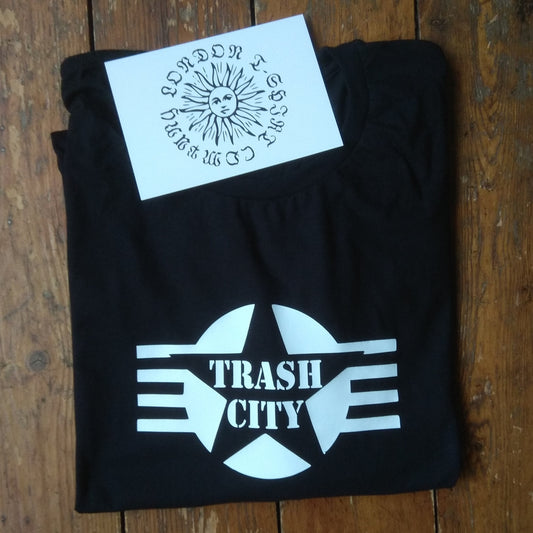 Trash City Star T-Shirt - Retro, Punk Rocker, Rockabilly, Various Colours