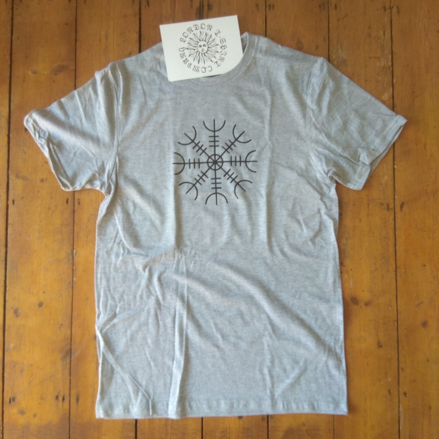 Icelandic Symbol T-shirt - Viking magical staves, Aegishjalmur, Various Colours
