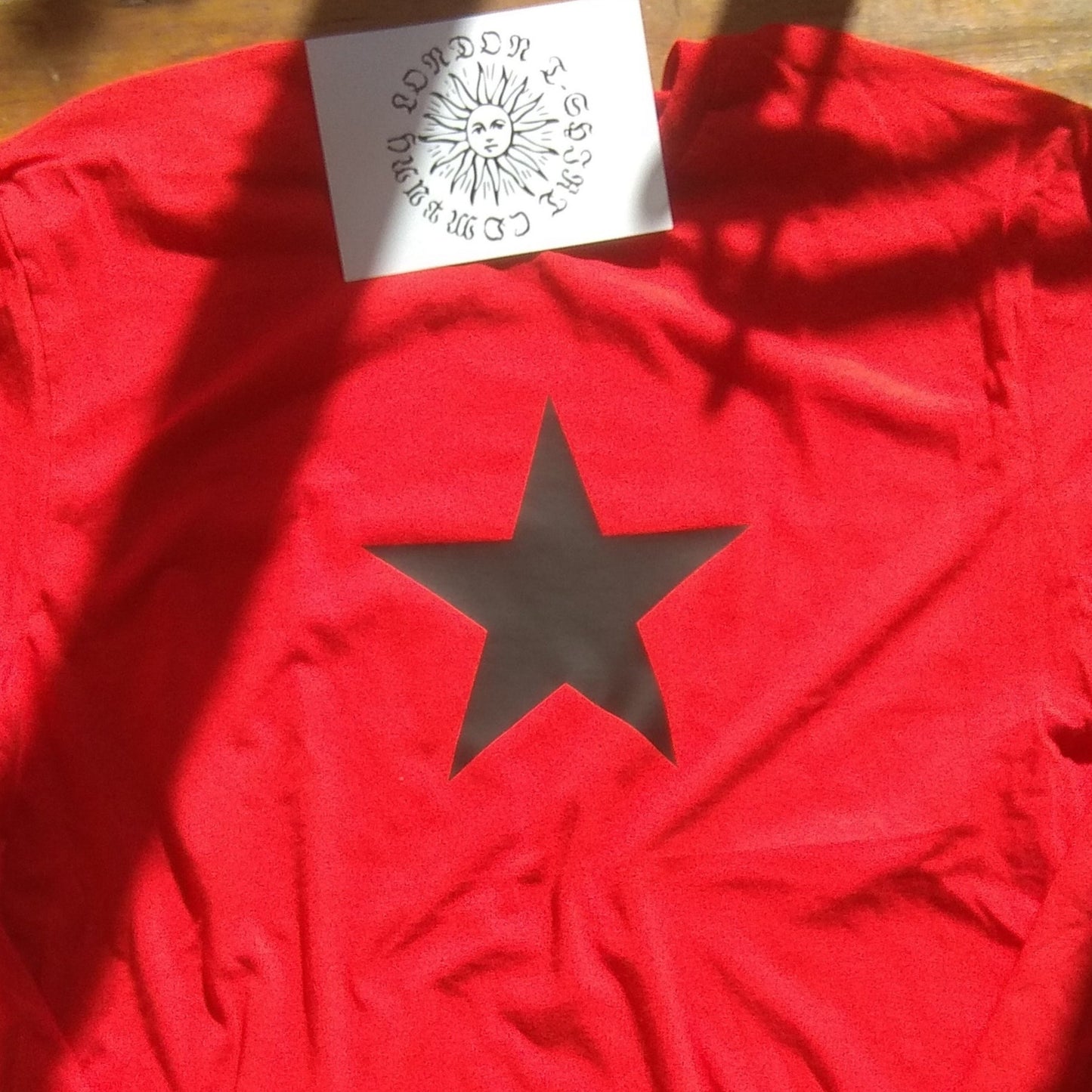Star Print Red Long Sleeved T-Shirt - Retro, Sub Culture, Rocker, Various Colours