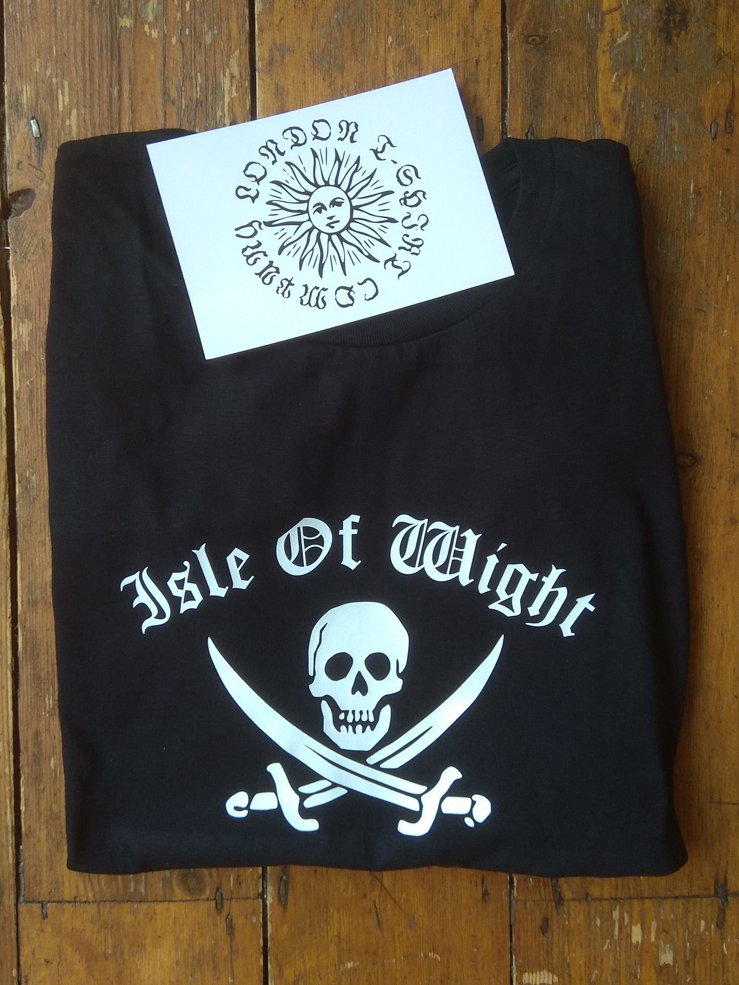 Isle Of Wight T-Shirt - UK, Souvenir, Skull, Island, S-XXL