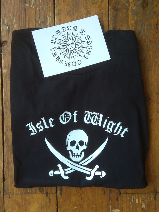 Isle Of Wight T-Shirt - UK, Souvenir, Skull, Island, S-XXL
