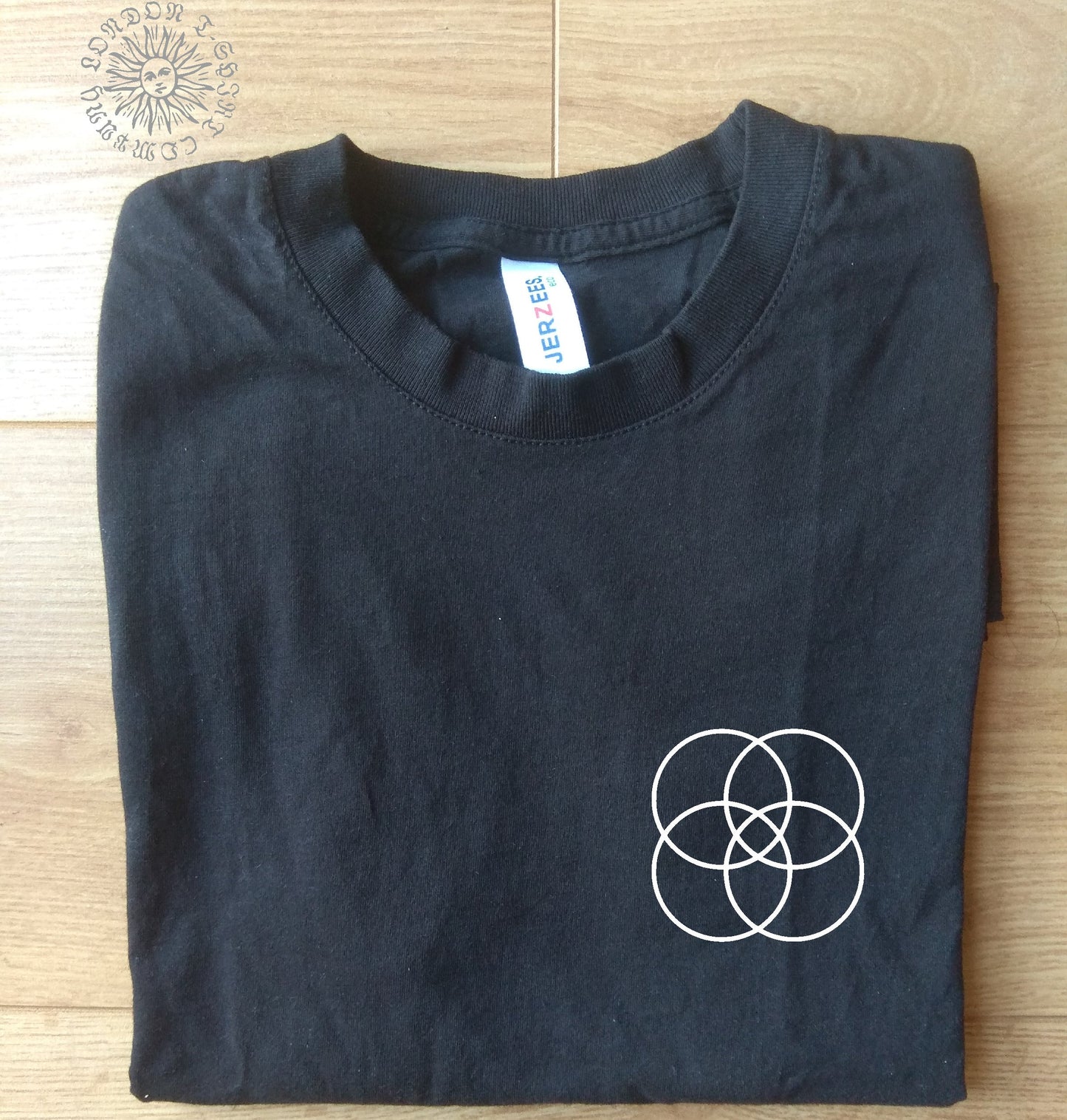 Ikigai Organic Cotton T-Shirt: Japanese Concept Symbol, Various Colours