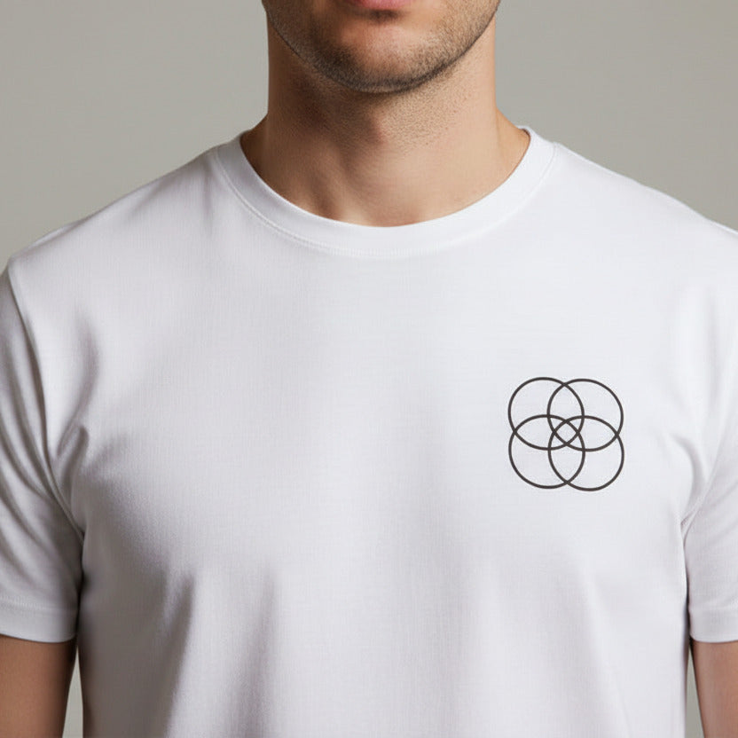 Ikigai Organic Cotton T-Shirt: Japanese Concept Symbol, Various Colours