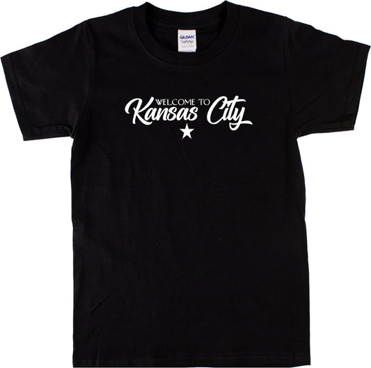 Welcome To Kansas City T-Shirt - Retro Americana Souvenir Style, Various Colours