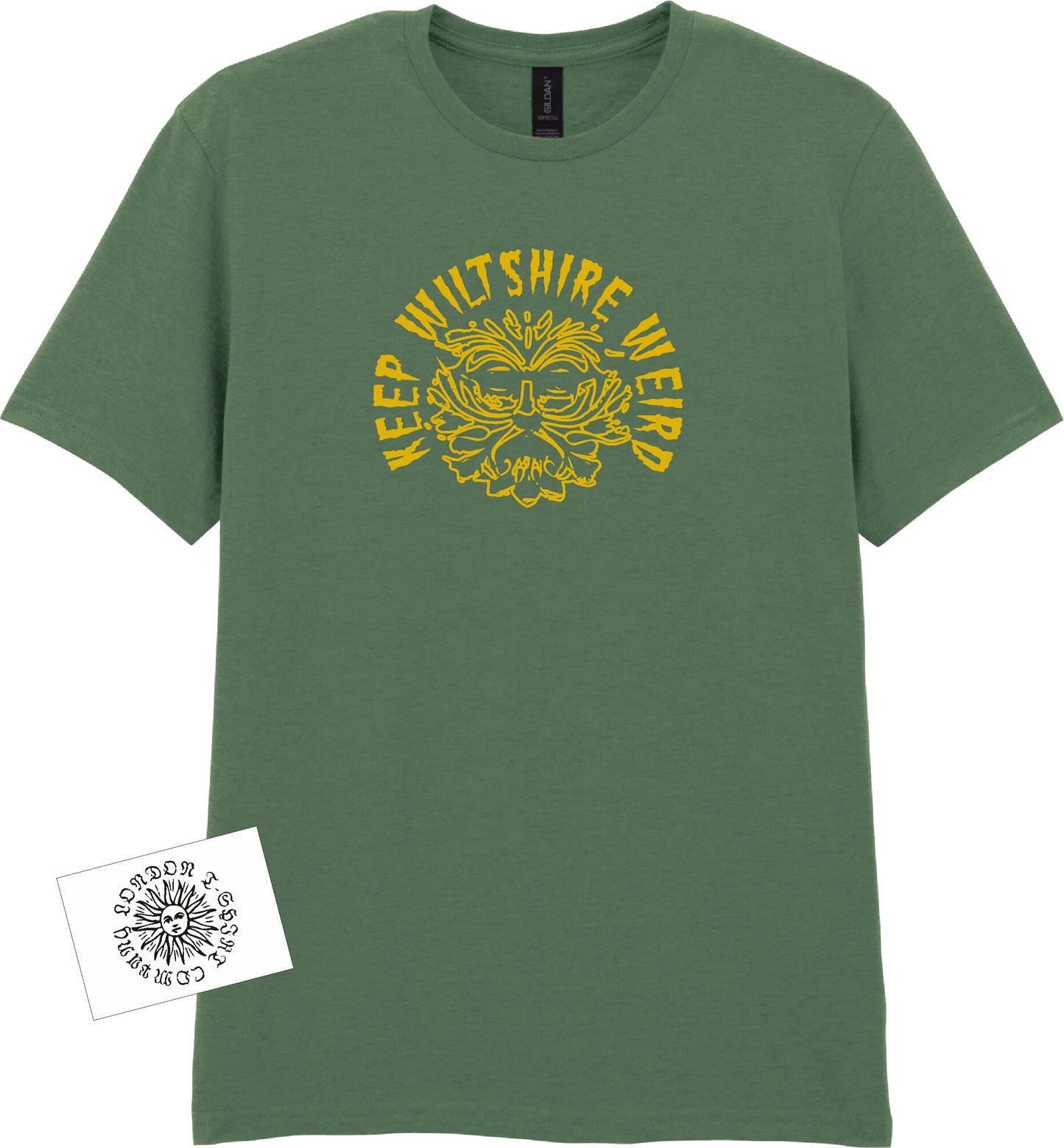 Keep Wiltshire Weird T-Shirt: Strange Folklore Gift, Fun Souvenir, Various Colours