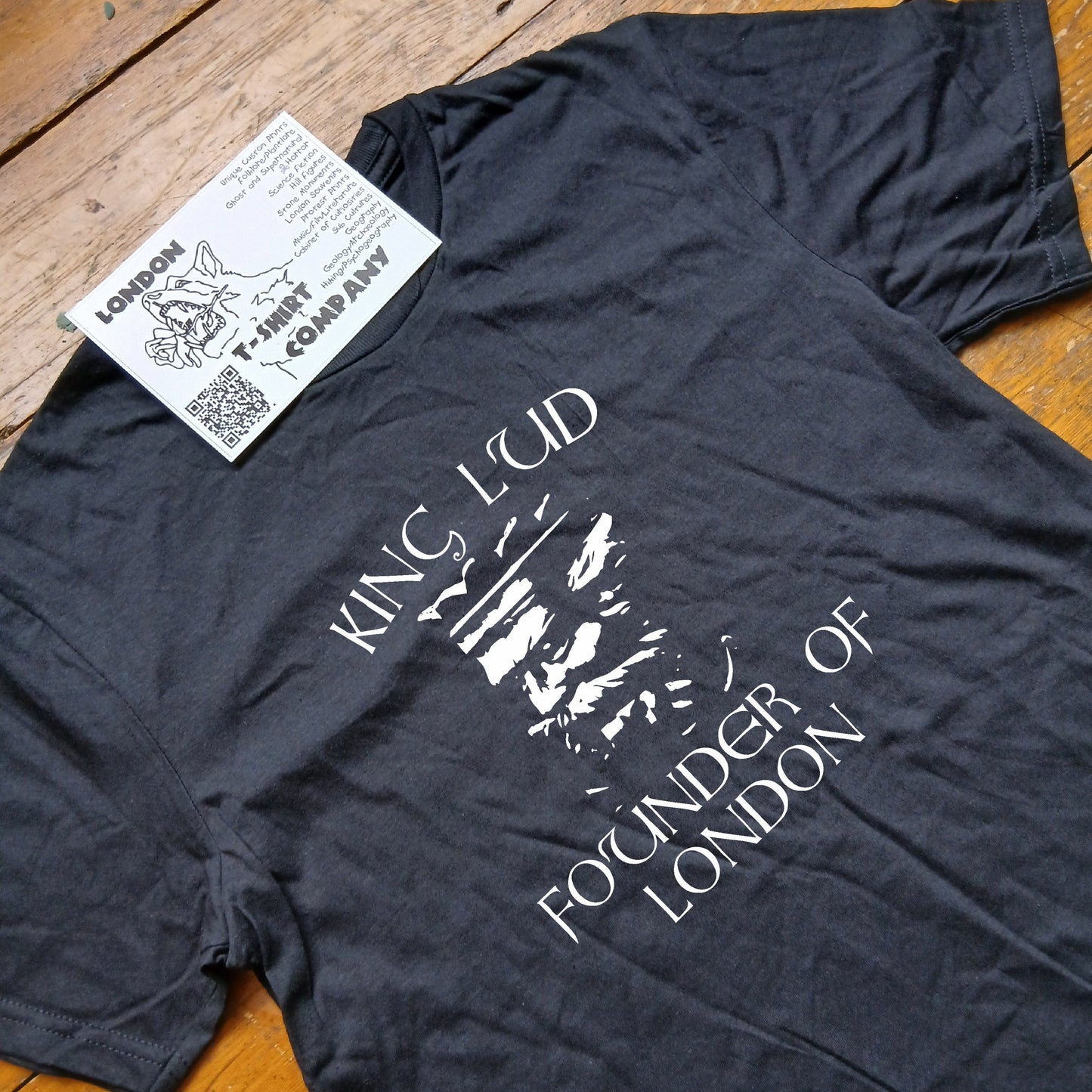 King Lud T-Shirt - Founder of London, Alternative London Souvenir, Various Colours