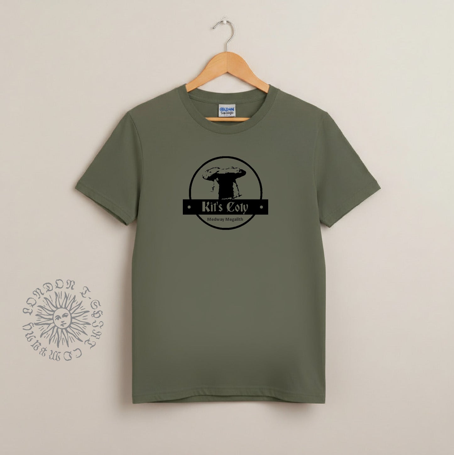Kit's Coty T-Shirt - megalithic Dolmen, Medway Souvenir, Various Colours