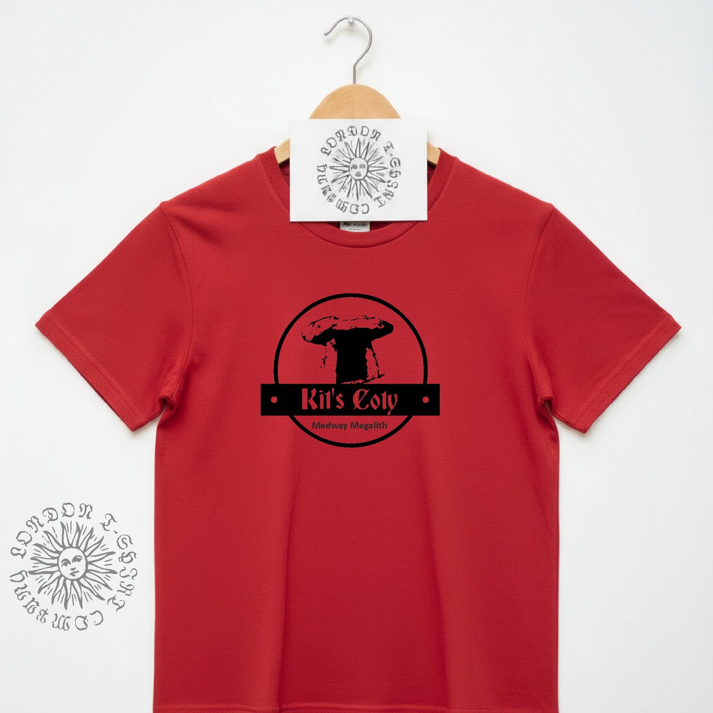 Kit's Coty T-Shirt - megalithic Dolmen, Medway Souvenir, Various Colours