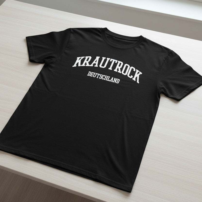 Krautrock Deutschland T-Shirt - 60s, 70s, German Rock, Various Colours