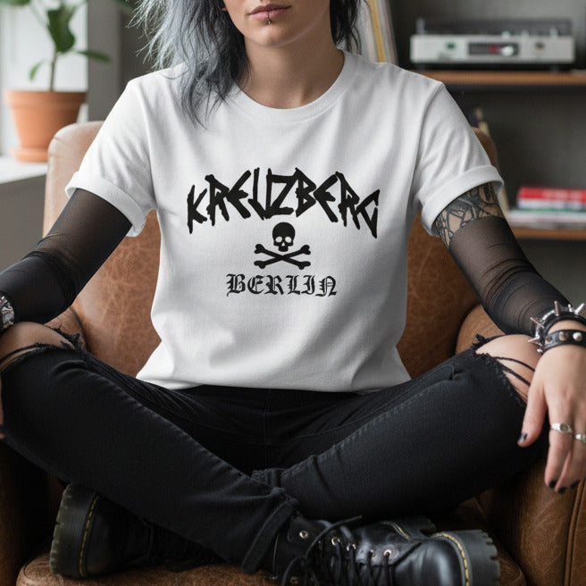Kreuzberg T-Shirt - Punk, Berlin Souvenir, Various Colours
