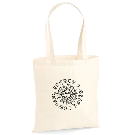 London T-Shirt Company Organic Cotton Tote Bag - Sun Design