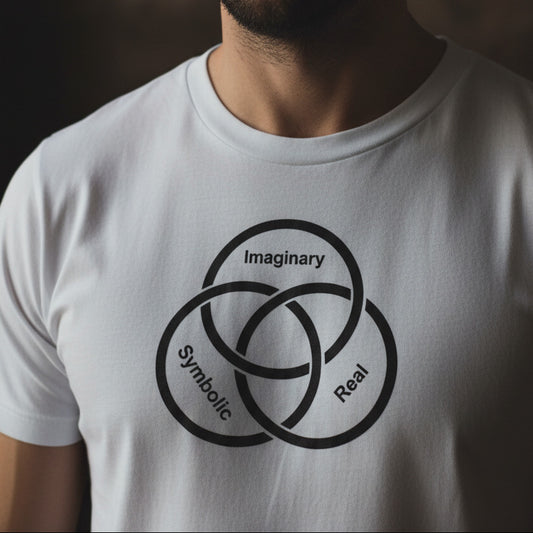 Jacques Lacan T-Shirt: Imaginary, Symbolic, and Real. lacanian philosophy. Various Colours