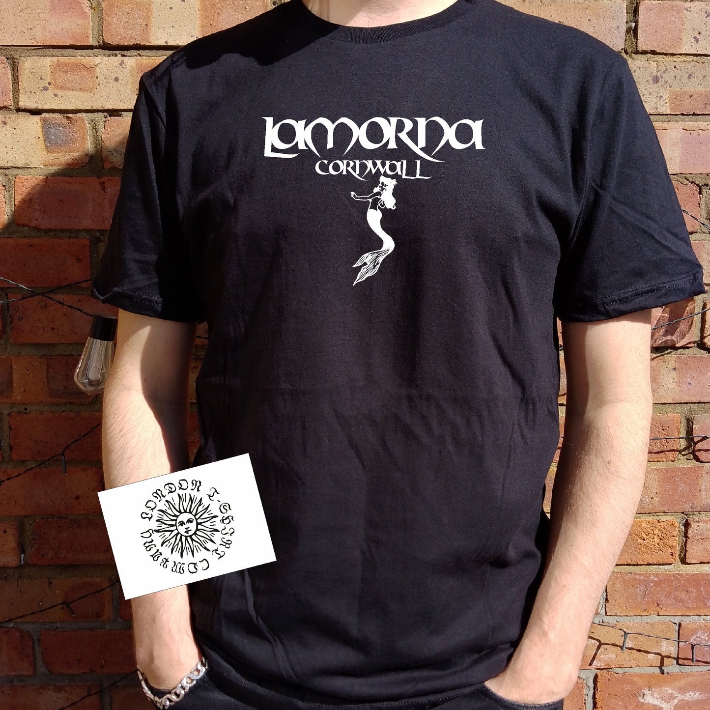 Lamorna T-Shirt: Mermaid's Rock Souvenir, Cornwall Folklore, Mythology Gift, Various Colours