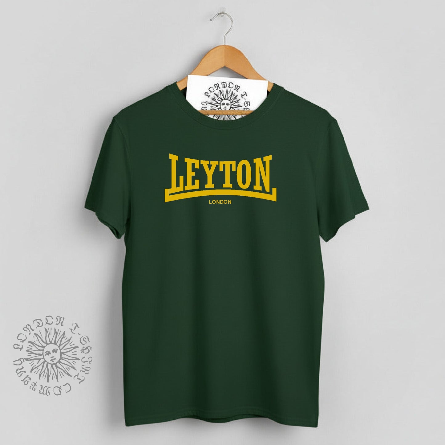 Leyton T-Shirt - East London Souvenir, Custom Print Available, Various Colours