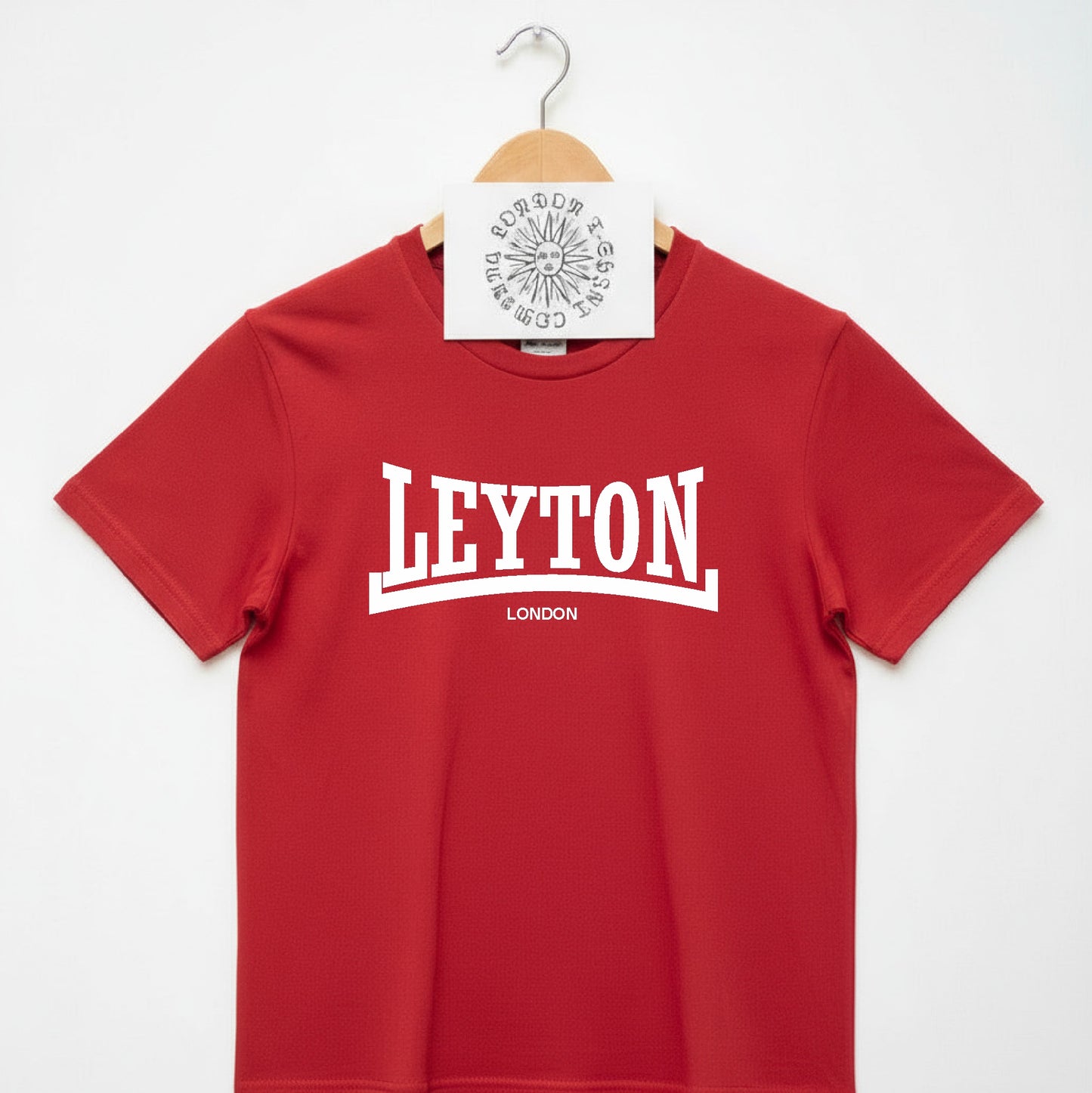 Leyton T-Shirt - East London Souvenir, Custom Print Available, Various Colours