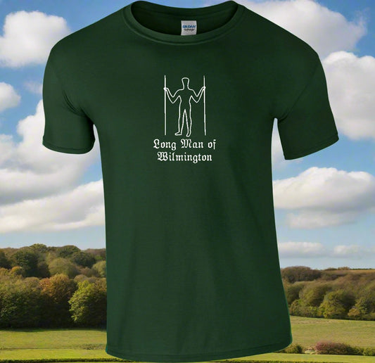 Long Man Of Wilmington T-Shirt - Hill Figure, S-XXL Various Colours